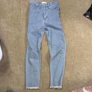DU/ER’s Light Blue Ankle Jeans for Women